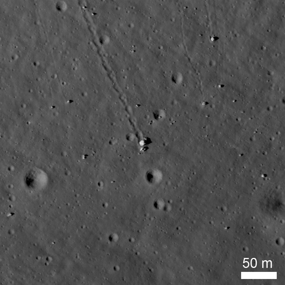 And just because we can and have, here's the Station 6 blocks (including the largest "Tracy's Rock") imaged by NASA's Lunar Reconnaissance Orbiter on July 28, 2010 (LROC observation # M134991788R) Read more:  http://lroc.sese.asu.edu/posts/759 