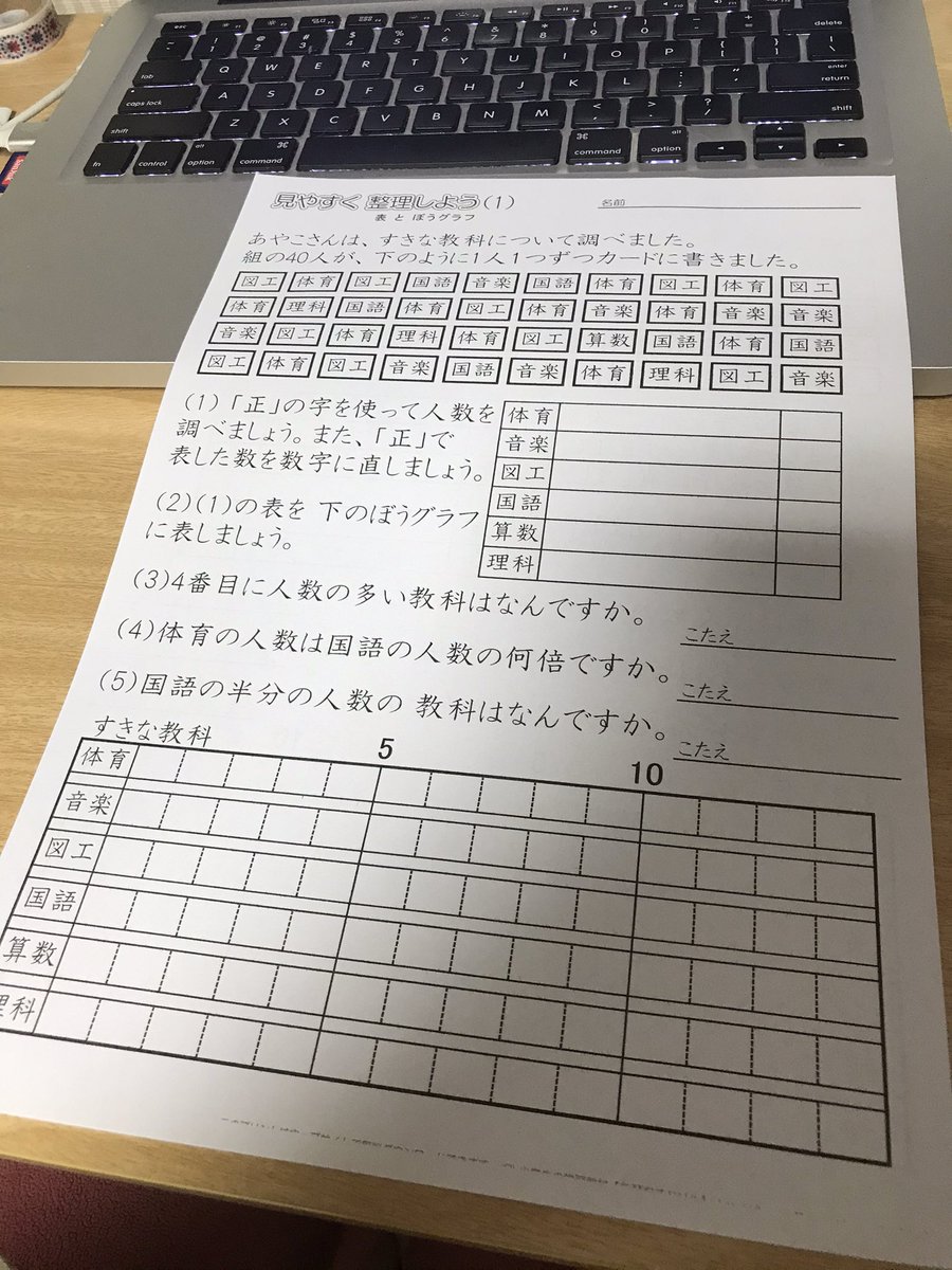 Tommy على تويتر 小３算数 統計の基本を教えるのはいいんだけど 正 の字のカウント方法って授業で習うものだったんだ 娘に聞いたら韓国の学校ではただ数えて数字を記録する方法で教わったって このカウント法よりエクセル教えてほしいわーと思うの私だけ