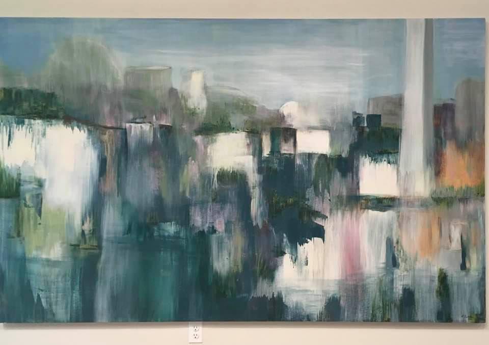 This is painting at 525 Water St. at the Wharf. It is my connection, and the spirit of Washington D.C. to me. 6 x 8 feet. Yes! Washington D.C. is personal to me!!!