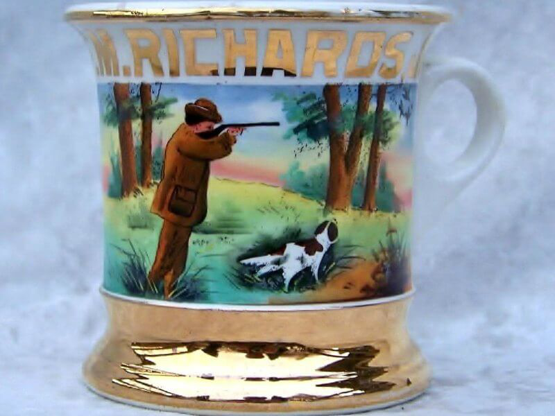 Barber shops sold mugs with the owners' names on them partly because they thought that shaving rash came from sharing the same soap.

Read the full article: Shaving Mugs, Bowls, And Scuttles – What They Are, How To Use Them
▸ lttr.ai/cBkW

#shaving #wetshaving