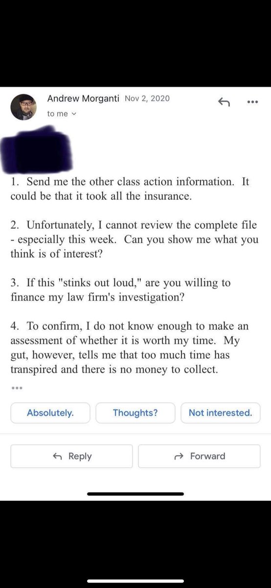 WolfOfWolf2's tweet photo. @sorhay_posada @tmoon2212 @sindyloub @miller_cereal @YesThatMrPirate @RPeteso @mjarlette @PwC_Canada $BIOAQ Not so sure legal action is a possibility. https://t.co/waeXi7zjYd
