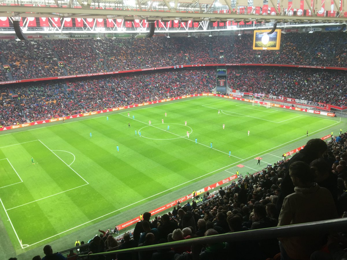 733 アムステルダムアレナへいってアヤックス の試合を見に行きました アムステルダムアレナの雰囲気最高でした