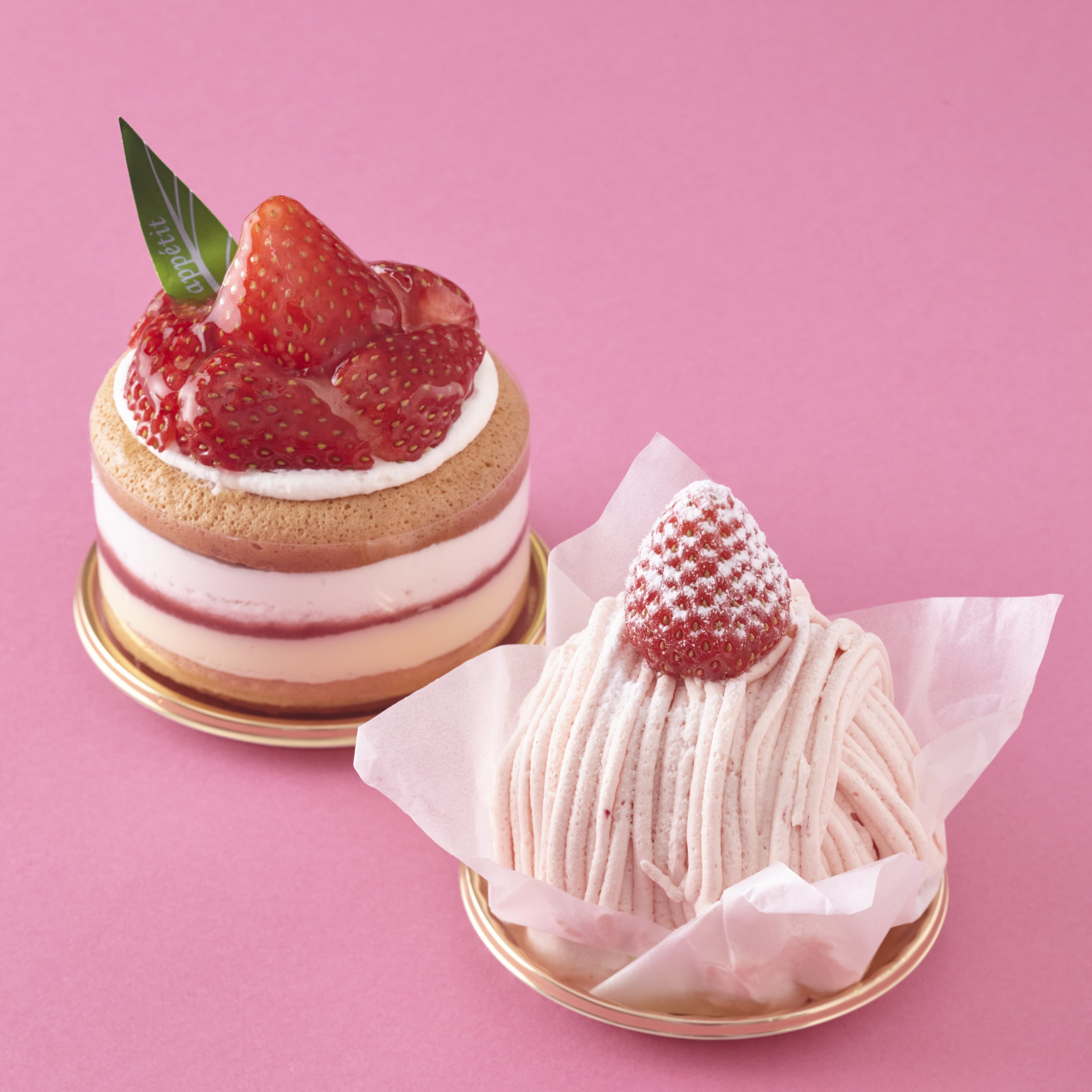 ガトードボワイヤージュ 公式 新発売 苺のパンケーキ 648 たっぷりの苺とふんわりパンケーキ 苺のモンブラン 648 苺のクリームをたっぷりと絞りました ガトードボワイヤージュ 横浜 馬車道 苺のケーキ 苺のモンブラン 苺のパン