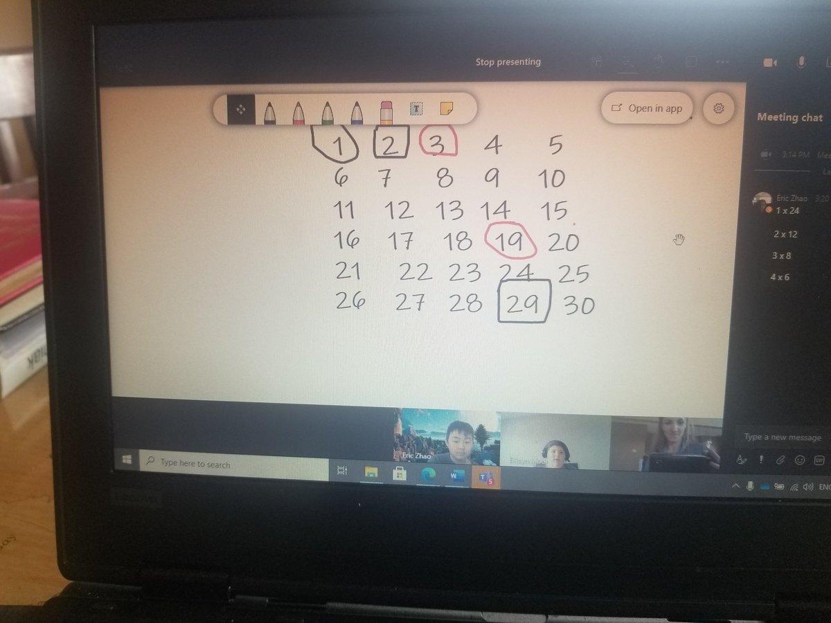 petruniak21's tweet photo. Virtual Math Club (prime # game) @GEVSchool https://t.co/89txkYVXh7