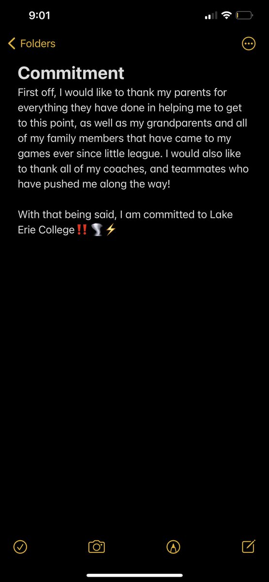 connor_fruits's tweet photo. Commitment‼️ @TrentFielding @CoachMurphyLEC @LakeErieFB @Creek_FB @coachspinks317 https://t.co/mxkR3d3W36