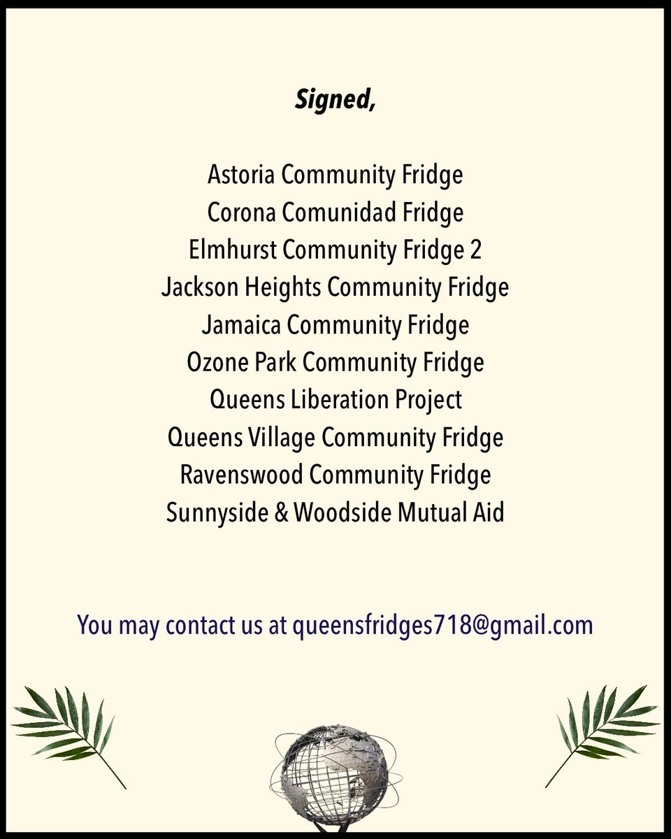 QCCMutualAid's tweet photo. "To our neighbors: your struggles to survive [...] are not because of any failure on your part, but due to our elected officials absolving themselves of the responsibility of caring for its people. We have been here for you and will continue to do our best to show up every day. https://t.co/AYOTXScHmq