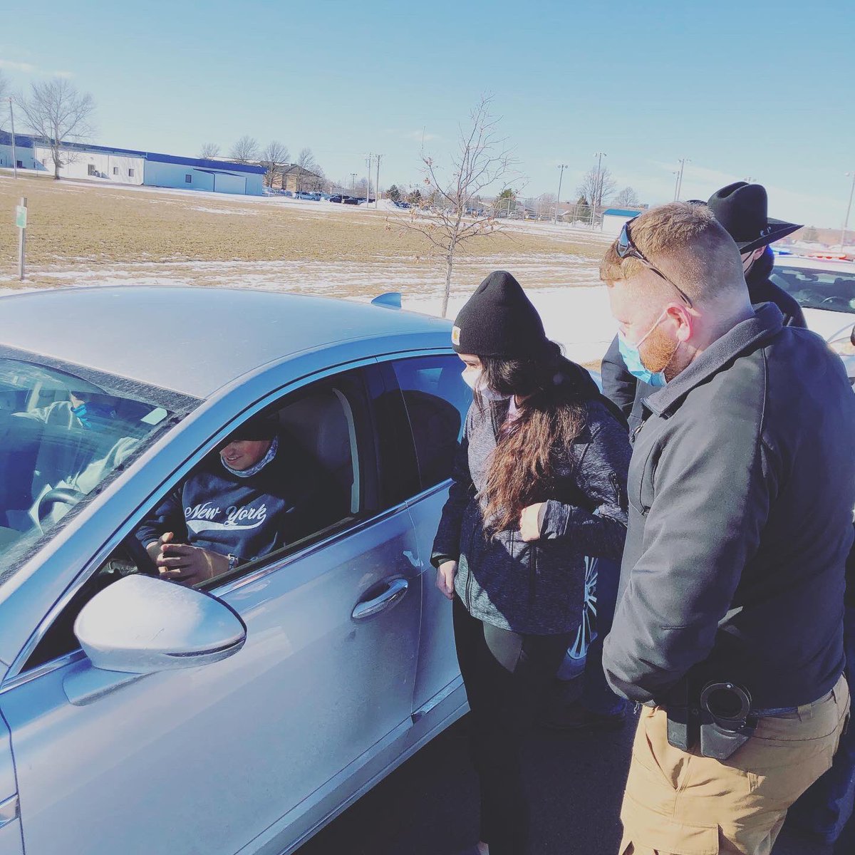 swcciowacj's tweet photo. Thank you to Deputy Ryne Little with the Madison County Sheriffs office l,for coming to class today and practicing traffic stops with students.  Students learned the importance of being safe while conducting stops and asked great questions. https://t.co/yCZ21x3uGZ