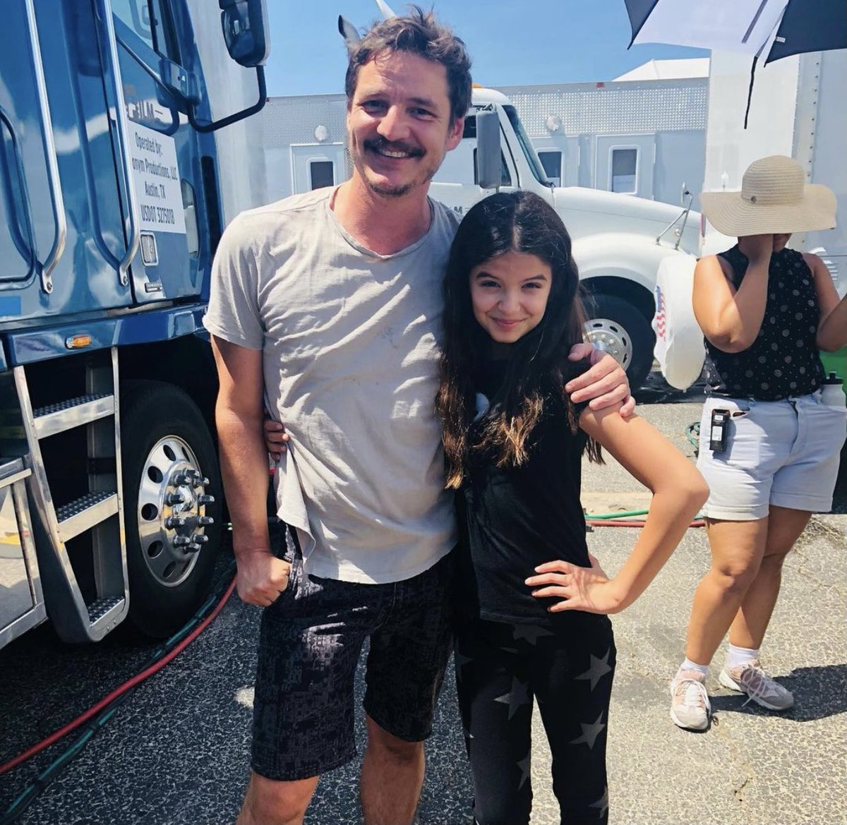 pedro pascal with kids.↳ a thread