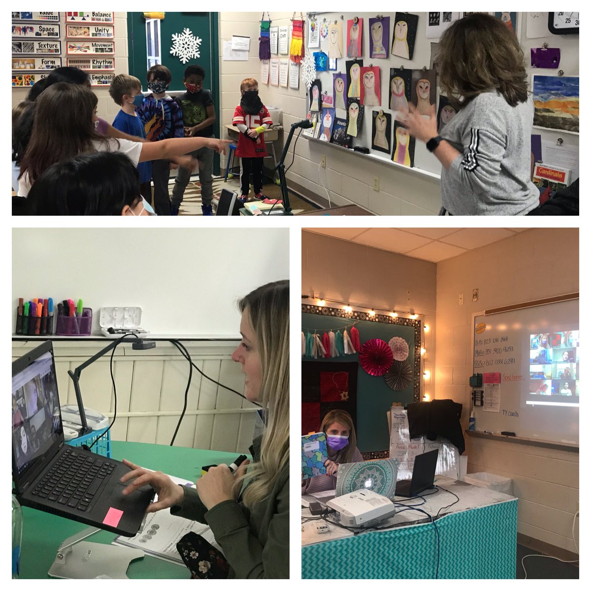 Teaching in person &amp; teaching remotely...JCS teachers haven’t skipped a beat! I was awestruck as I listened to a couple of our remote teachers zooming w/students...their ability to connect virtually was proof that great teachers can teach in any environment!