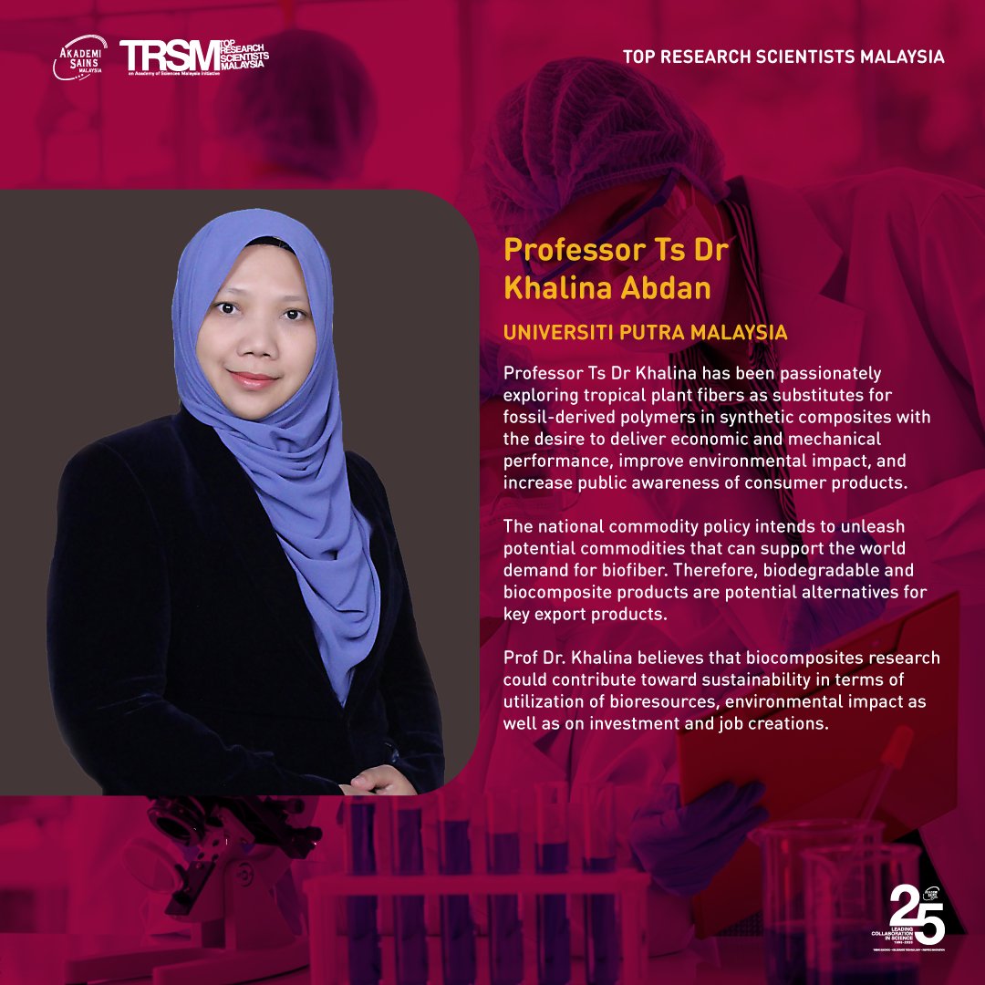 akademisains's tweet photo. #TRSM recipients- Dr Goh Boon Tong, Professor Ir Dr Haslenda Hashim, Professor Ts Dr Khalina Abdan and Professor Ts Dr Lam Su Shiung- reflect a little about their career- check out their story below. https://t.co/pi0dbxEBYZ