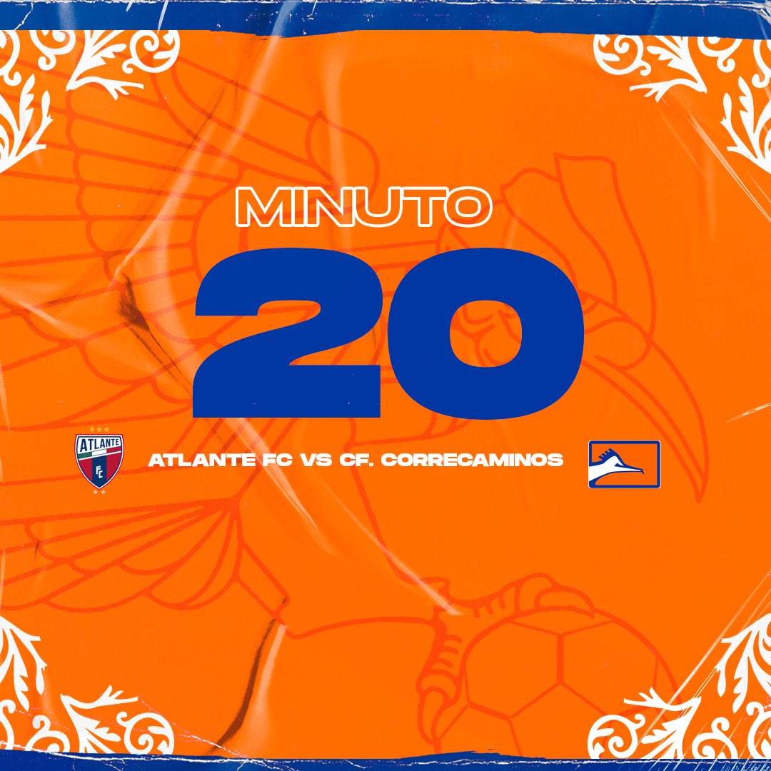 CFCorrecaminos's tweet photo. #Sabalitos Presenta: 

⏱20’ | J2 | Liga Expansión 

🏟Ciudad de los Deportes 
#ATL 🔵🔴 0-0 #CFC 🔵🟠

#AquíPuroCorrecaminos https://t.co/PydZrV73Zm