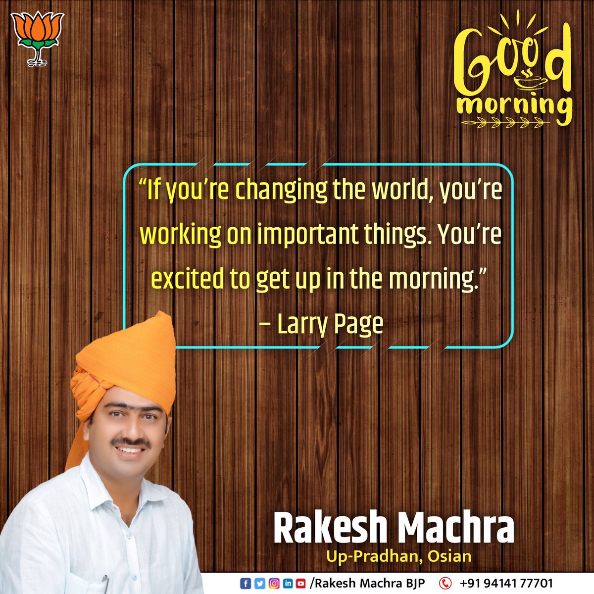 rakeshmachrabjp's tweet photo. #strong #rajkumardialogue #lifemotivation #motivateyourself #powerfulmotivation #lifequotes #studentmotivation #lifetips #morningmotivation #fridaymotivation #quoteoftheday #dailymotivation #motivation #inspiration #success #asc_motivation #asc_motivation_hindi_ #ASC_MOTIVATION https://t.co/awuI7F6vcu