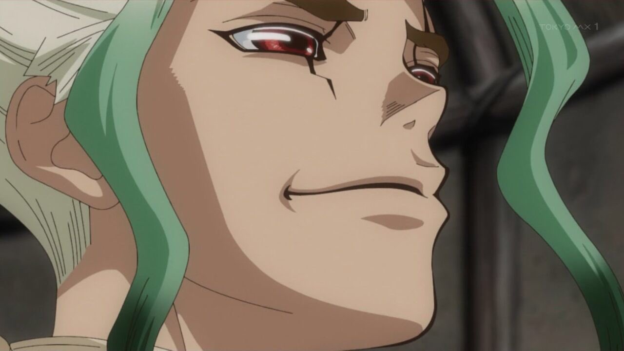 Twitter 上的 鳴神 Dr Stone 2期 第2話 携帯電話 を巡って繰り広げられる千空とほむらちゃんの駆け引きが熱い 情報戦を制する者が勝負を制すな決着もまさに ソソる のです 満を持して繋がった大樹 ユズリハちゃんとのホットラインにちょっと涙目の千空に