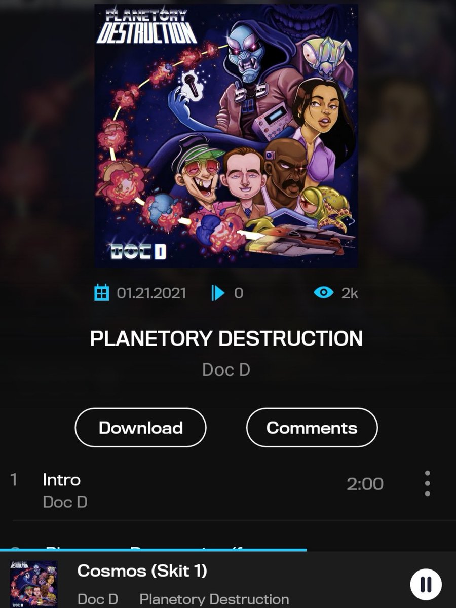 E_Triple7's tweet image. So happy that I came across this new radio station in my spacecraft.  It's called Cosmos Radio. Just tune your dial and you will know once you've found it. Also they are playing great songs by this artist named @Logic301 I mean @docdmusic

#PlanetoryDestruction
#DocD
#CosmosRadio