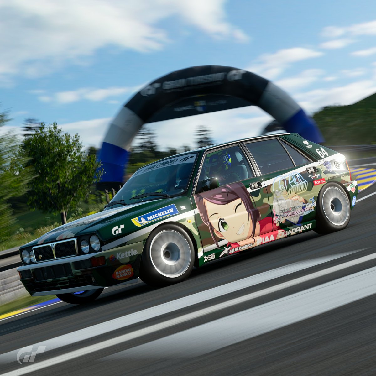 RoyalFranzYT's tweet photo. Perfect Predator
#GranTurismo #GTSport #Lancia #LanciaDelta #DeltaHF #DeltaIntegrale #ランチア #ランチアデルタ #インテグラーレ #アイドルマスター #アイドルマスターシンデレラガールズ #デレステ #大和亜季 #痛車 #idolmaster #cinderellagirls #AkiYamato #itasha https://t.co/kB1Uzpm8oz
