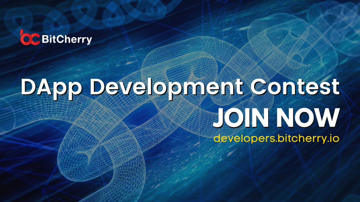 BitCherryGlobal's tweet photo. 🍒#BitCherry Testnet “DApp Development Contest” Officially Launched

Join #DApp Development Contest Now⬇️
https://t.co/EKRVriYUwG

#IPv8 #P2Plus #BCHC #BitCherryTestnet $BCHC #Blockchain #cryptocurrency #Crypto #technologyday #technology https://t.co/7BNeBECakT