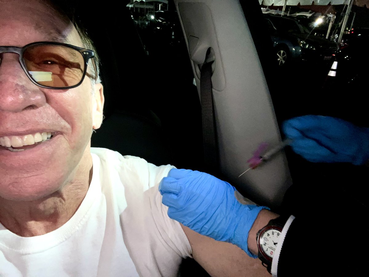 Tim Allen on Twitter: "Love a Dodger Night game but tonite thanks to the kick ass health workers I poked with a vaccine in the kind-of-old dude line. https://t.co/Zya0R9zx2B" / Twitter