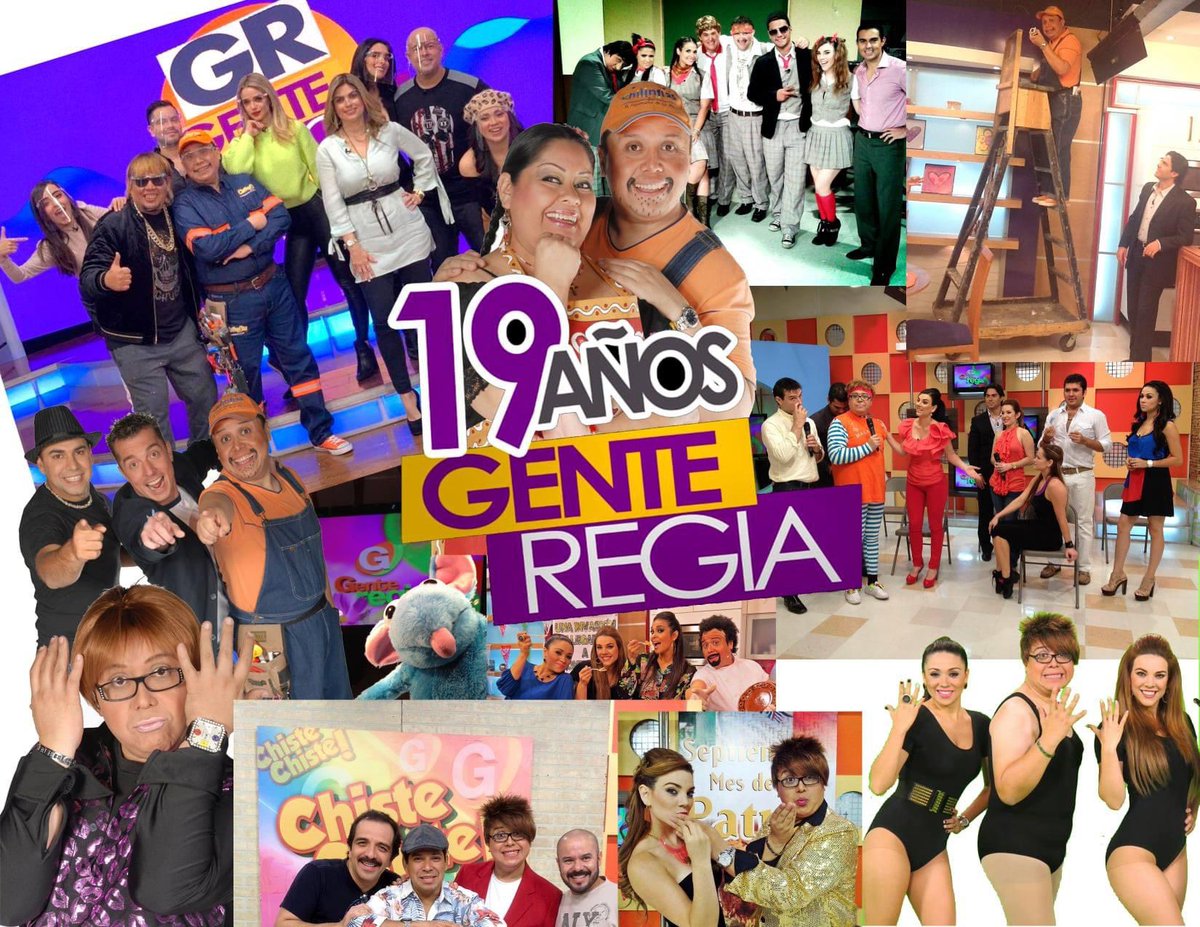 Ya son 19 años de <a href="/genteregiatv/">Gente Regia</a> como tú felicidades a todos los que han sido parte de esta casa  <a href="/fernandolozano/">Fernando Lozano 🍿</a> <a href="/SHIVAIBARRA/">SYLVIA IBARRA</a> <a href="/botellojorge/">JORGE BOTELLO</a> <a href="/Ernestodalessio/">Ernesto D’Alessio</a> <a href="/ramses_aleman/">Ramses Aleman</a> <a href="/morochaoficial/">Grupo LA MOROCHA</a> <a href="/MichRubalcava/">Michelle Rubalcava</a> <a href="/_RobertoAlanis/">Roberto Alanís</a> <a href="/lizbriones/">lizette briones</a> <a href="/LoreLoreOf/">Lore Lore</a> <a href="/rafaramirezmx/">Rafa Ramírez Mx</a> <a href="/anacecigz/">Ana Cecilia Gonzalez</a>
