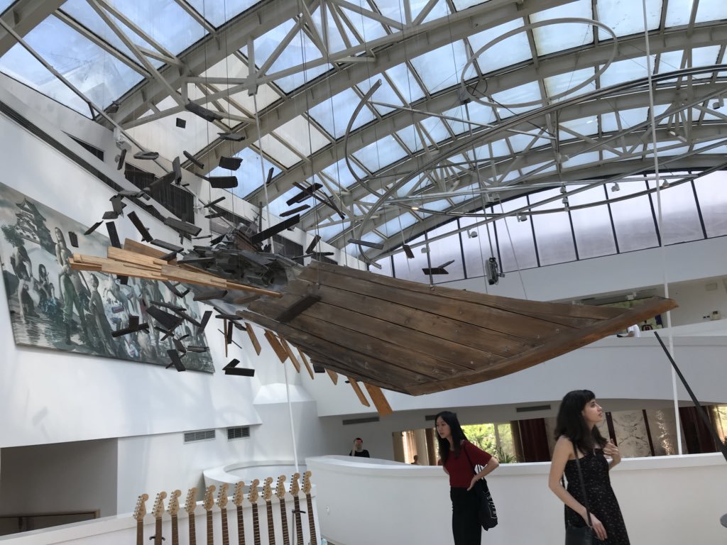 For everyone telling me I don't understand China's economic conditions, these pictures are of the inside of a mansion modeled after the Guggenheim owned by a man who stole money from the Chinese government. THAT'S HIS FUCKING HOUSE. HE LIVES Moreover, ICE must be destroyed