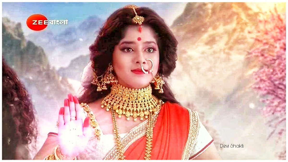 DeviShakti3's tweet photo. Devi Parvati🌺🌺
@roy_ditipriya #DitipriyaRoy
#deviparvati #Shaktiruperno #zeebangla 
#zeebanglamahalaya #mahalaya2018 https://t.co/Ir1CXnJeFu