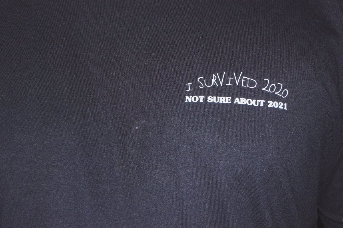 MicahBanks's tweet photo. Lmk when you see it. 😂
I survived 2020 and all I got was anxiety and this f*ckin’ shirt.
Last day to pre order is tomorrow https://t.co/PZP6UBX5Mb
#ISurvived2020 #ShopBanks #1800MoreNaps https://t.co/yj3IecPwDY