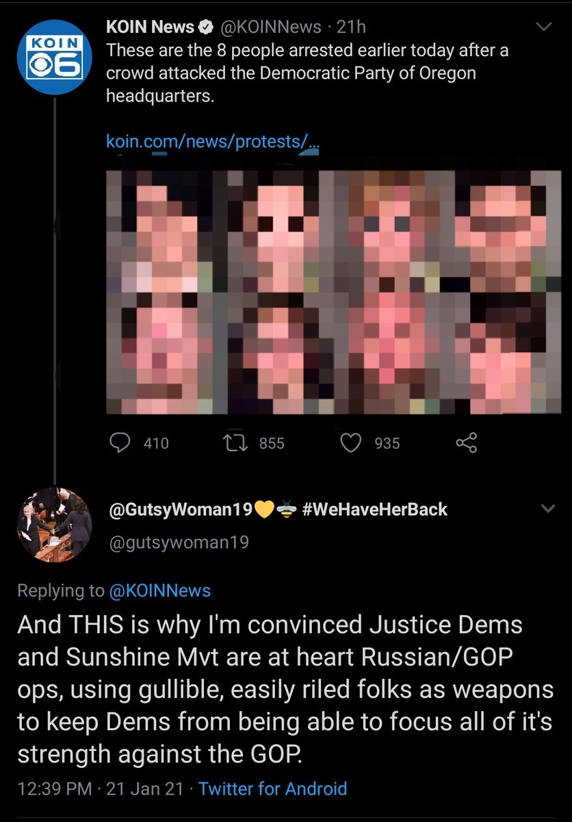 NEW THREAD:I'm retweeting this with new even more troubling examples of liberals aligning themselves with the state against those fighting for liberation. https://twitter.com/userjame/status/1352370149907718156