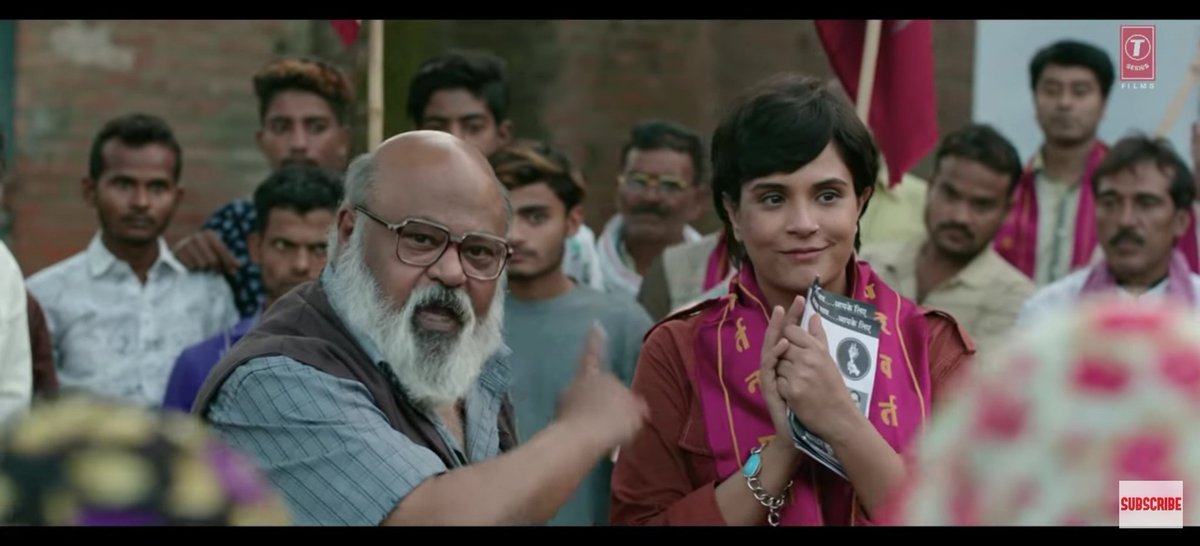 Wishing @RichaChadha all the luck for #MadamChiefMinister, which is releasing today in cinemas. Let's support this movie in cinemas...

@TSeries #Manavkaul #SaurabhShukla @Akshay0beroi #SubhashKapoor