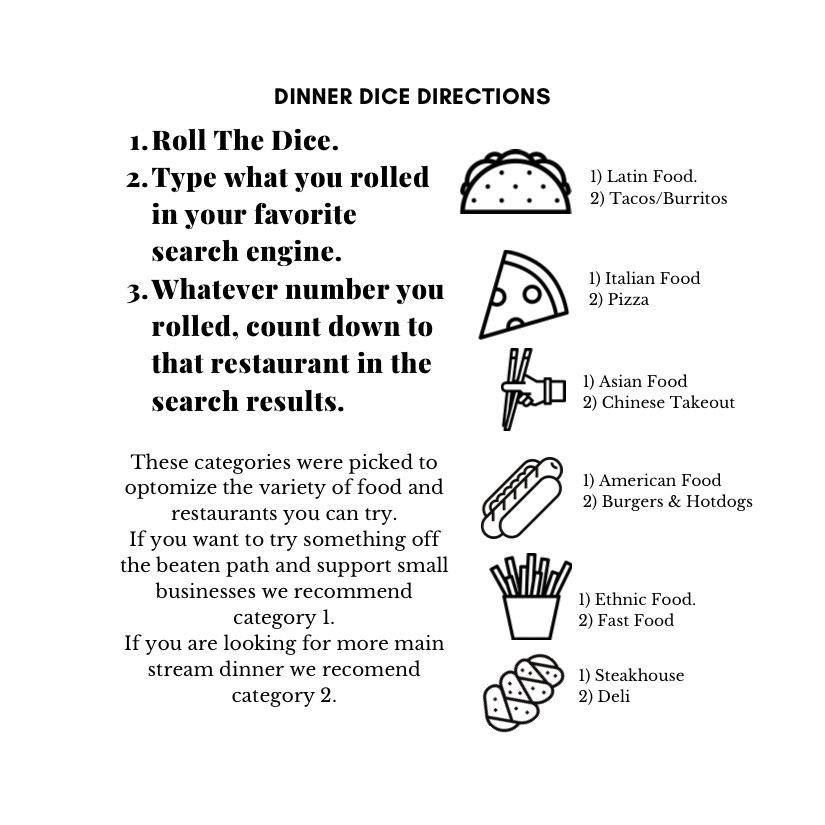 hannahsnerdy's tweet photo. Never Fight Over Whats For Dinner Again! https://t.co/7af4s8ZLc4… #dinnerideas #datenightideas #whatsfordinner #dinner #datenight #Yelp #ubereats #grubhub #doordash #postmates https://t.co/oj6ZQdmcnX