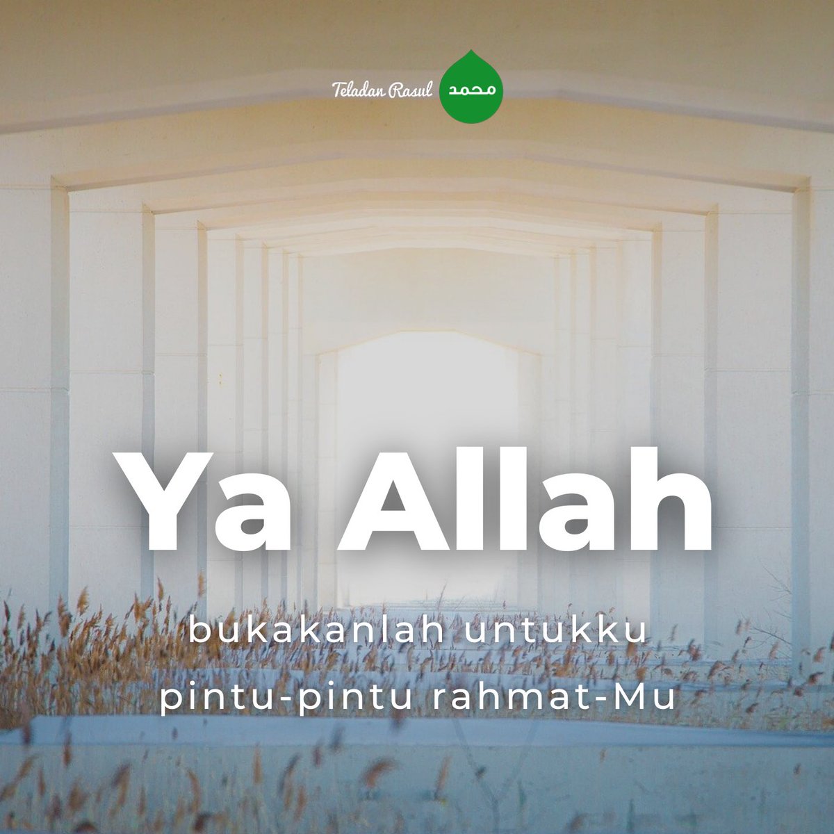 TeladanRasul's tweet photo. Bukakan pintu-pintu rahmat-Mu untukku yaa Rabb #TeladanRasul https://t.co/9M7F3AP1ux