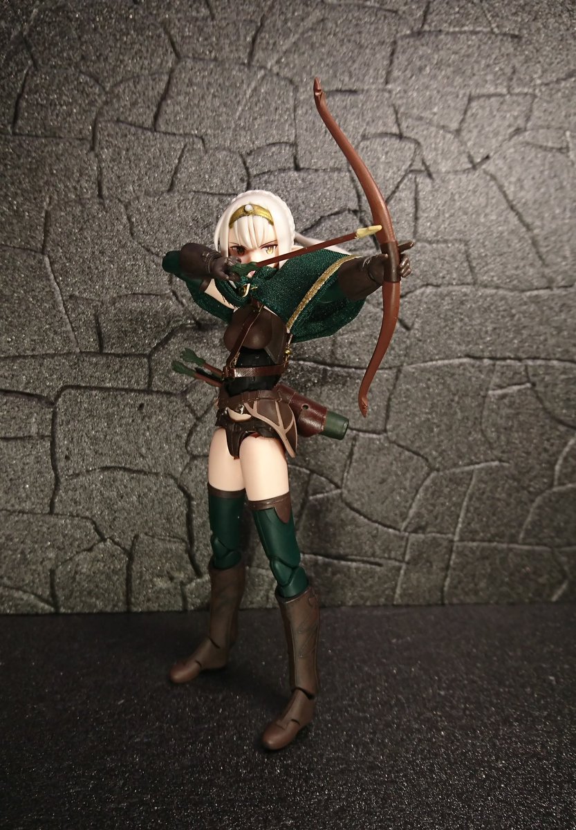 うどんday No Twitter カッコいい弓の構え方 ファンタジーフィギュアで遊ぼう