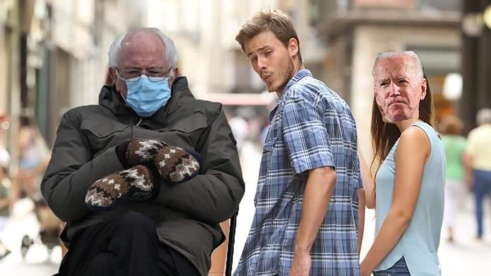 haleri123's tweet photo. It had to be done #BernieSanders #BidenInauguration https://t.co/dNP2VrlIx5