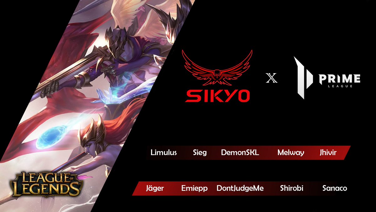 Dix joueurs, deux équipes, la <a href="/PrimeLeague/">Die Techniker Prime League</a>  et un seul objectif: le titre de CHAMPIONS🏆

D'un côté Limulus, Sieg, DemonSKL, Melway, Jhivir et de l'autre Jäger, Emiepp, DontJudgeMe, Shirobi et Sanaco.

Voici nos deux équipes LoL alors mesdames et messieurs, à vous de jouer 🔥