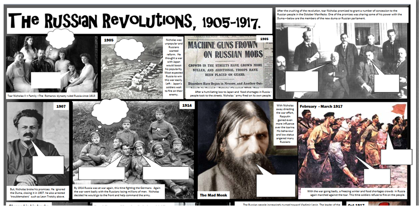 icHistory's tweet photo. On this day - 1905, Bloody Sunday + Russian Revolutions Teaching Materials. #historytoday #historyteacher #bloodysunday #historyedchat #khanacademy https://t.co/v4fE4taGuI https://t.co/27w60ztZKN