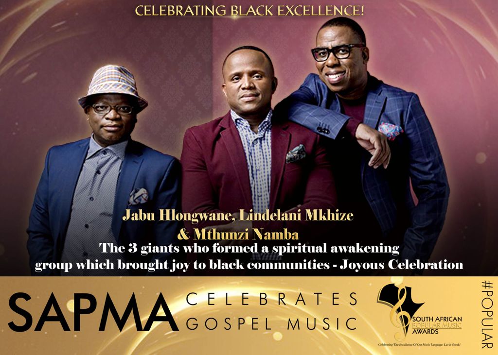 TheSAPMAs's tweet photo. Today we appreciate the founders of @JoyousSA. 
Their vision gave birth to a sound that has become synonymous with South African gospel music. 
We'd like to hear from you, what was the first ever Joyous Celebration song you heard?
#FBF #SAPMAs #Popular #Music #Decade #Arena https://t.co/5MTgrYnPYv