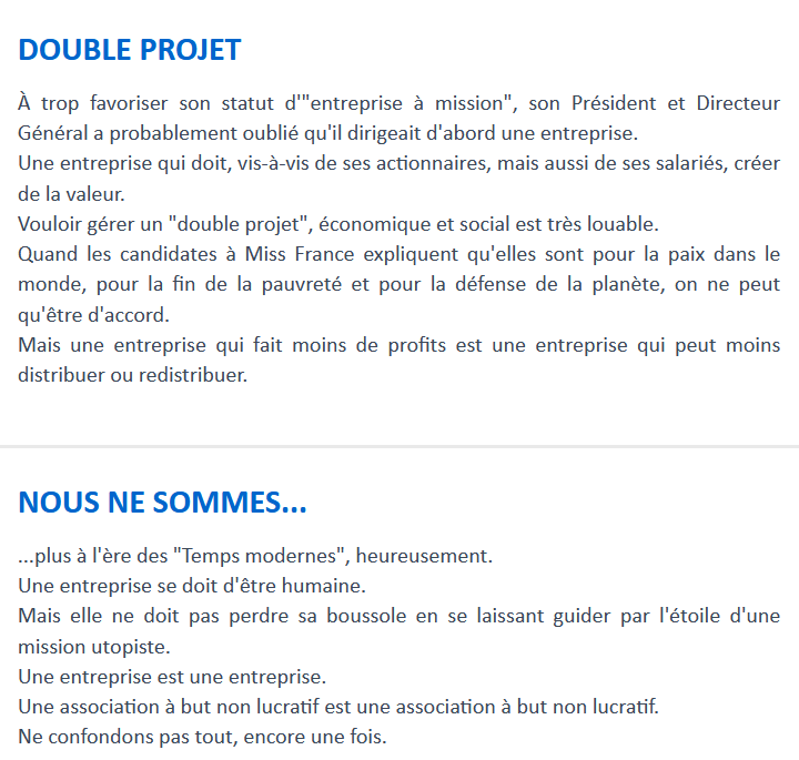 AlbertCodinach's tweet image. bien dommage votre newsletter @marcfiorentino. tous le maux de Danone ne viennent pas des changements que @EmmanuelFaber cherche à insuffler @DanoneFR . Vous parlez de profit... nous n'avons pas tous la même définition de profit et rentabilité! #entrepriseamission