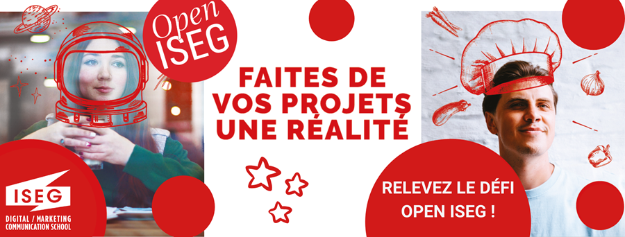 🔥 Workshop #OpenISEG : mode d’emploi - Optimisez votre participation et échangez avec des membres du pré-jury et lauréats Open ISEG : <a href="/AlexBluma/">Alex Bluma</a>, fondateur d'Edovino et Ydriss Mercier, fondateur du Camion du bien. 
Workshop sur inscription uniquement 👉 cutt.ly/hjJIcqU