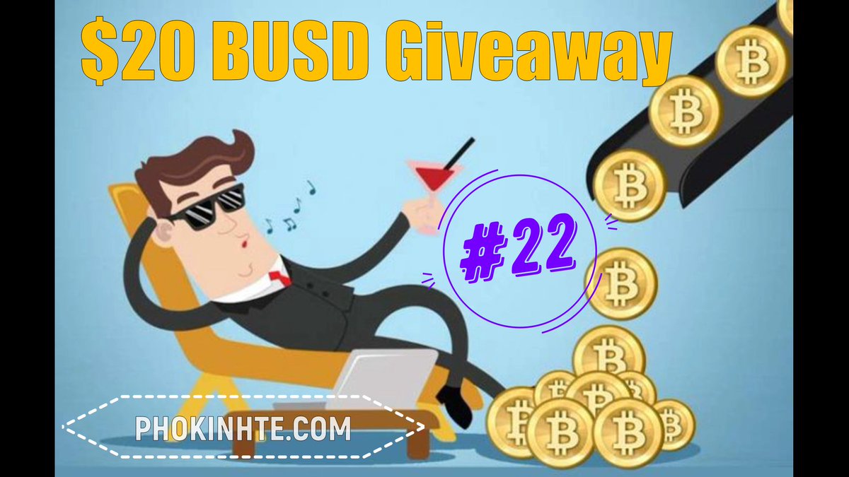 IamNTDat's tweet photo. Day #22:"Giveaways $20 #BUSD"
- 4 Lucky Winners ($5 per person)
Ends on: 23 January 2021 / 7:00 AM (UTC)
Rules:
- Tell me your opinion here:
https://t.co/x6qvvPaOHt
- Show proof
#PhoKinhTe #Giveaways #Airdrop #PhoKinhTegiveaways #BinanceResolution https://t.co/2wrssIbb1k