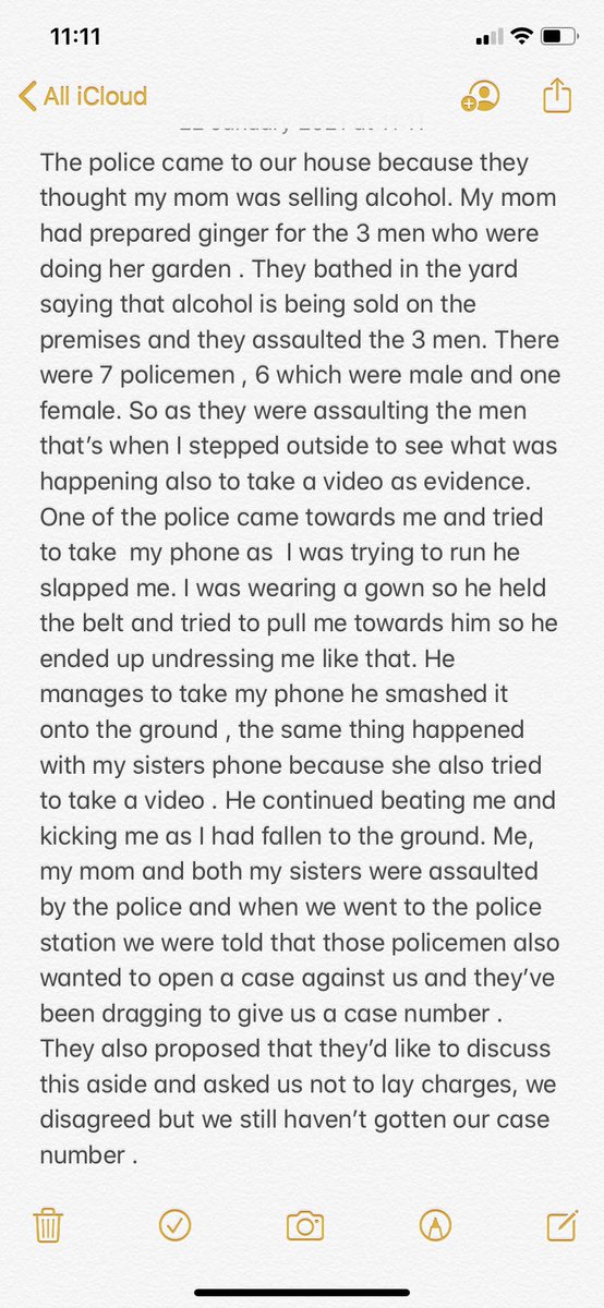 ManinOnke's tweet photo. On Wednesday the 20th Jan 2021 my mom and my siblings were assaulted by the police in our home in Mount Frere, Eastern Cape. They smashed our phones when my sister and I tried to take videos of what was happening. @SAPoliceService @RonaldLamola @OscarMabuyane @MliboQ https://t.co/y5sv7LwTgu