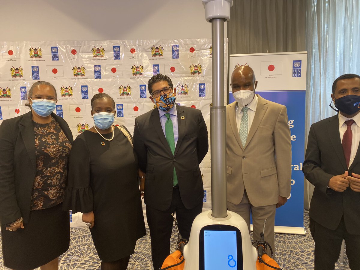 pthigo's tweet photo. Truly #Africa Leading in the #4thindustrialrevolution: congratulations to #Rwanda and @MOH_Kenya, with the amazing @UNDPKenya leadership @Walidbadawi &amp; @mmashologu1 for the use of #robots in #COVID19 #response. @ahunnaeziakonwa @ASteiner @ForeignOfficeKE @AminaJMohammed https://t.co/379uDNNbIk