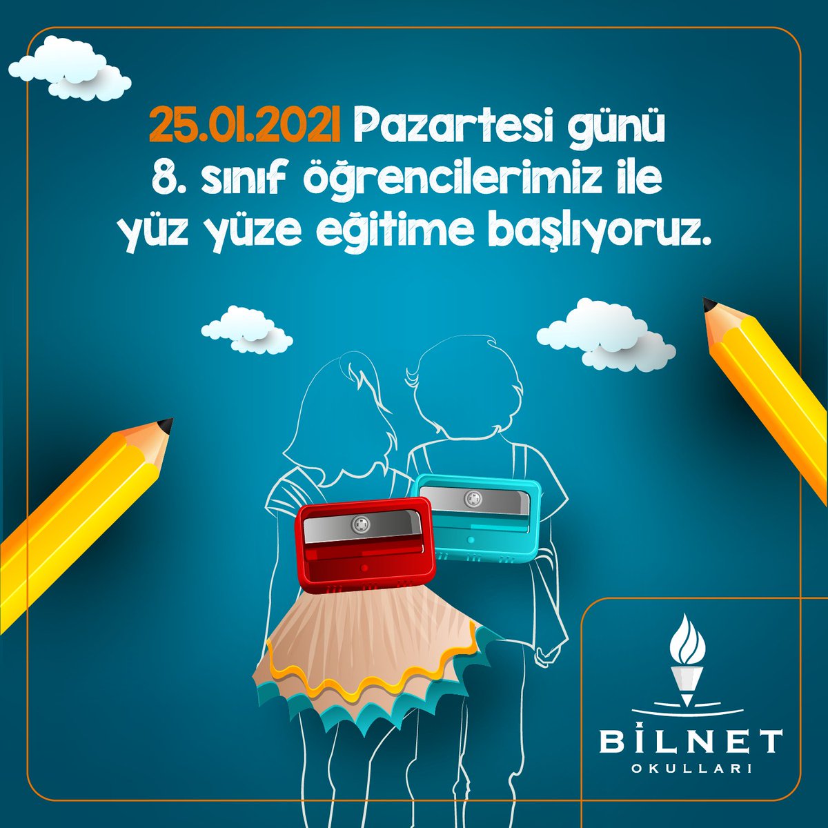 Hijyen kuralları çerçevesinde tüm önlemler alınmış olarak kurs programıyla derslerimize 25.01.2021 Pazartesi günü yüz yüze başlıyoruz.

#BilnetOkulları #BilnetSchools #BilnetleGelecekDahaNet #YüzyüzeEğitim