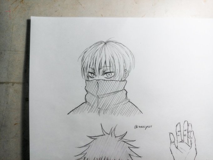 ไม่ได้วาดบนกระดาษนาน มือสั่นไม่ไหวแล้ว 555555 ( ความจริงฟตช.ค้างค่ะ เซ็งมากเลยหนีมาวาดในกระดาษก่อน ฮือ TT ) 