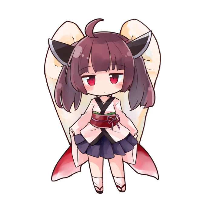 デフォルメきりたん描いたよヾ(,,・ω・,,)ノ" 

いつものように、(ず・ω・きょ)(東北ずん子ガイドライン準拠)としておきますので 公式のガイドライン(https://t.co/pAYedyPSgw)と同じ範囲でならご自由にどうぞ #東北きりたん 