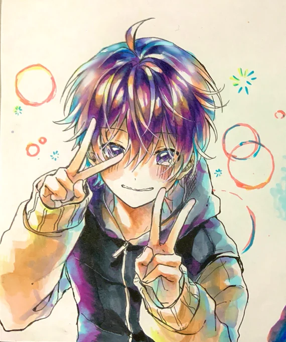 たくさん笑って欲しい?✌️

#すとぷりギャラリー #なーくん 
