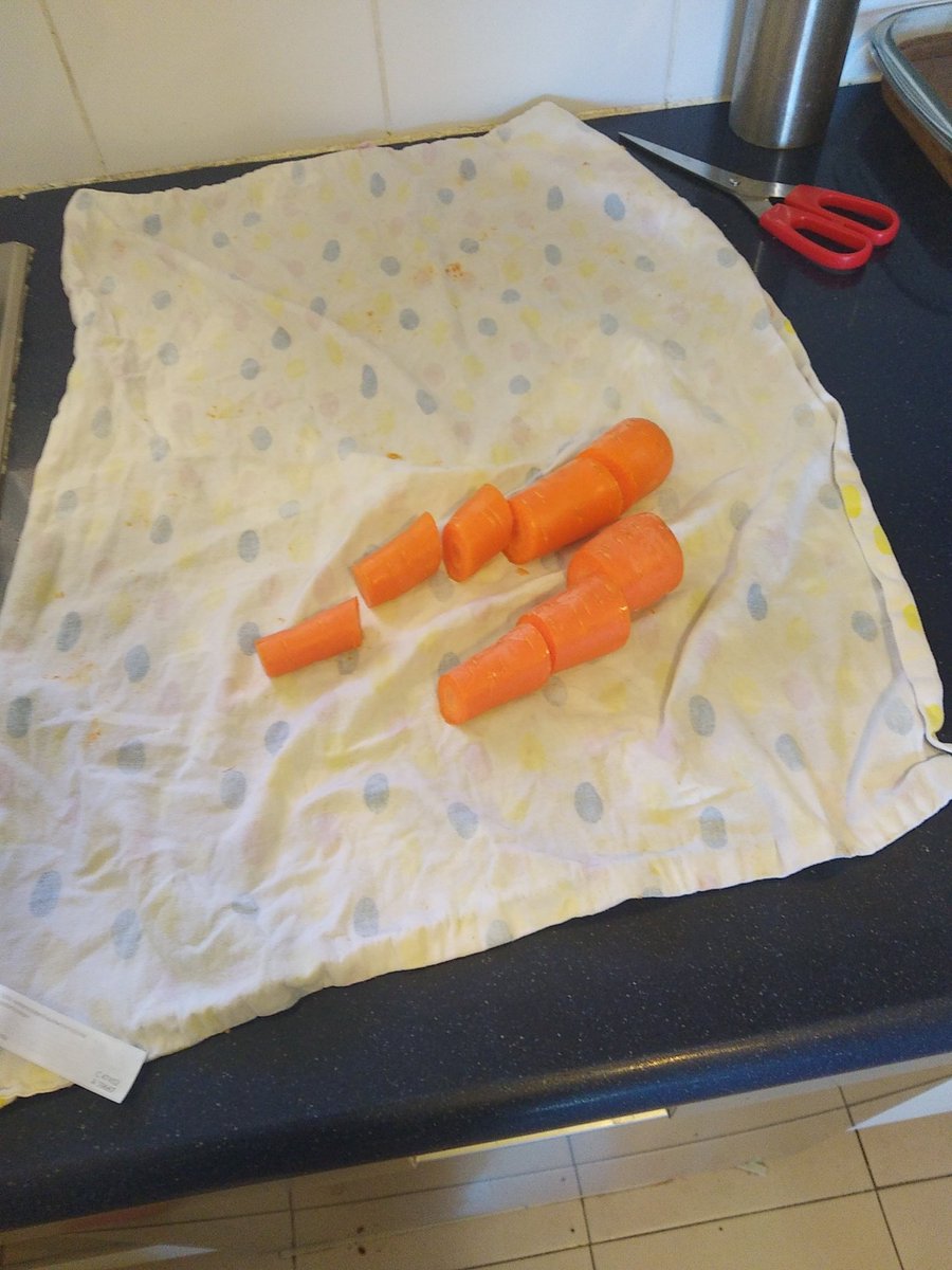 You will also need a  or two. I put chunks of carrot in the oil because it attracts the burned crumbs and allows me to not have to change the oil in the middle