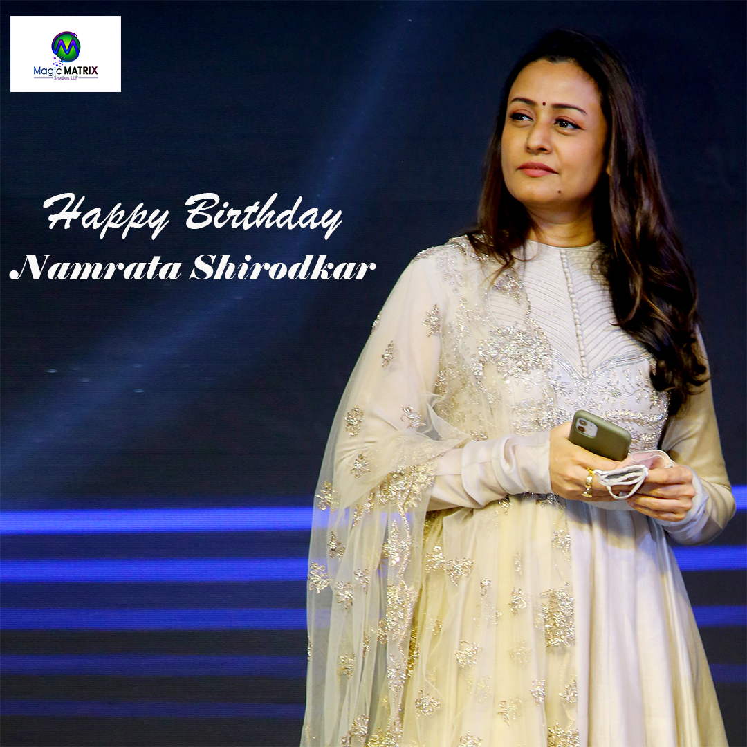 MagicMatrixStu1's tweet photo. Wishing a very Happy Birthday to ever gorgeous #NamrataShirodkar Wishing you an awesome year ahead
#HBDNamrataMahesh #NamrataMahesh #NamrataBdayCelebrations #HappyBirthdayNamrataMahesh #HBDNamrataShirodkar #HBDNamrataMaheshTag #Tollywood #Magicmatrixstudios https://t.co/6L7dOj3Yu9