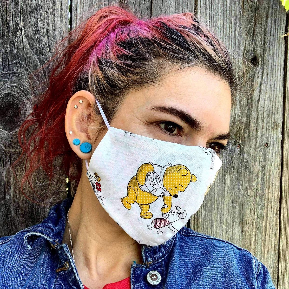 CPS_Co's tweet photo. disney  Winnie-the-Pooh $10 free s/h

https://t.co/9cHdxPTCKF

#eeyorefacemask #eeyoreandfriends #disneypooh #handmade #facemask #mask #shopsmall #handmadefacemasks  #covid  #coronavirus
#staysafe #handsewn 
#disney #disneyfacemask #pooh #poohbear #piglet #winniethepooh https://t.co/nmBfkbCIP6