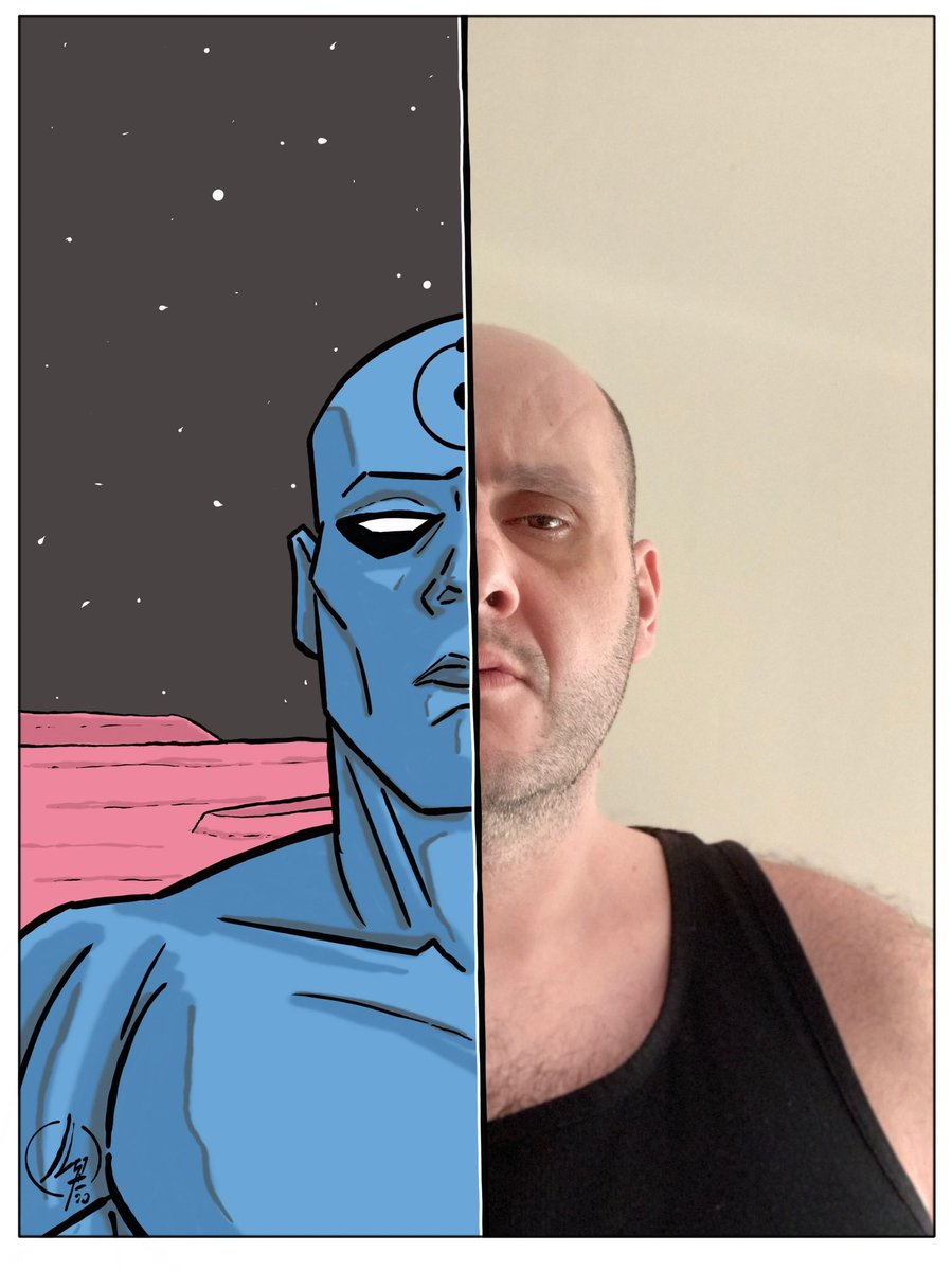 johann_lacrosaz's tweet photo. Dr Jonathan #toonme #comicme #drmanathan #watchmen #blue https://t.co/Snf0Kk0Nu5