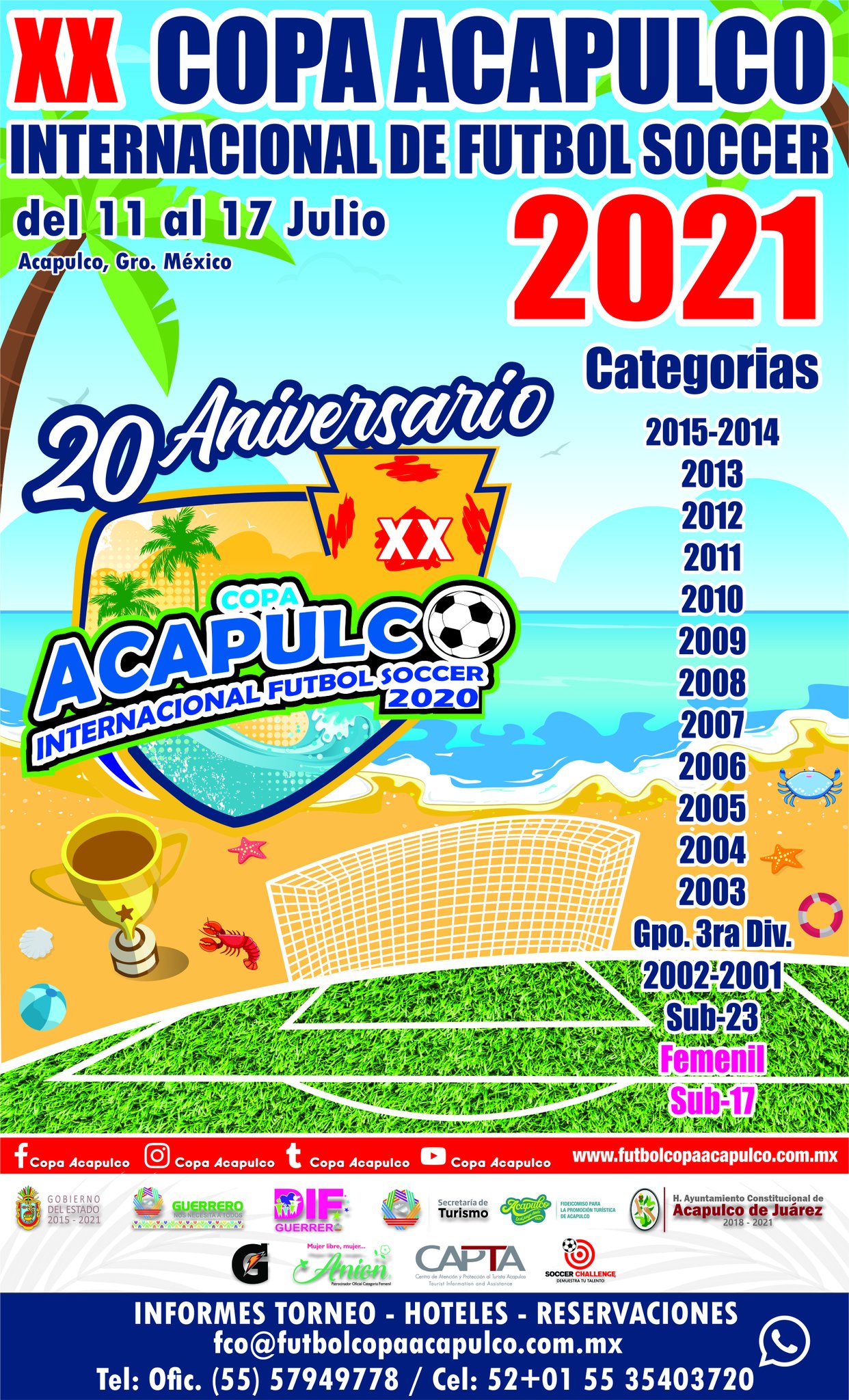 ¿Cuándo es la Copa Acapulco 2022
