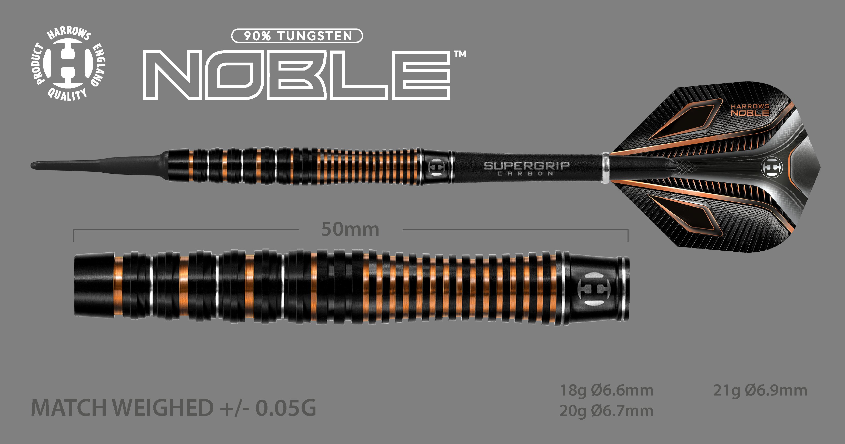 Harrows Noble soft Dart