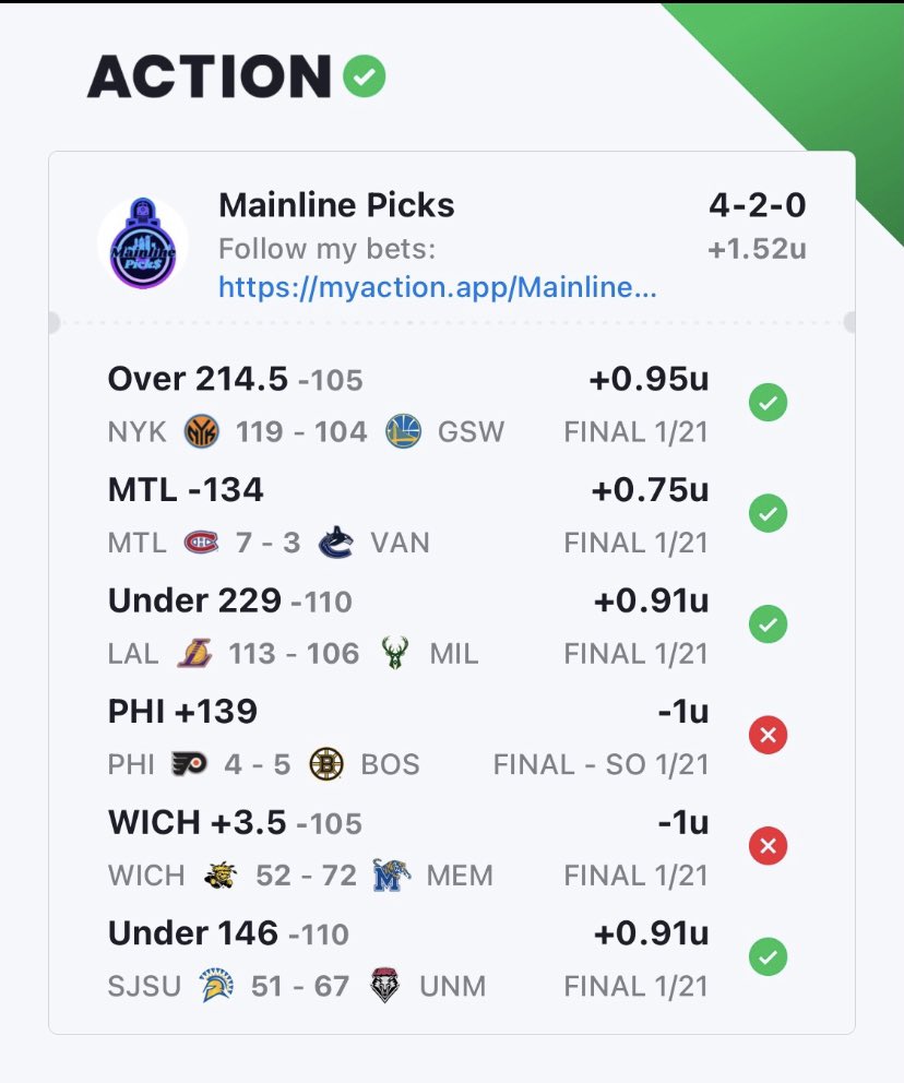 Mainline Picks tweet media